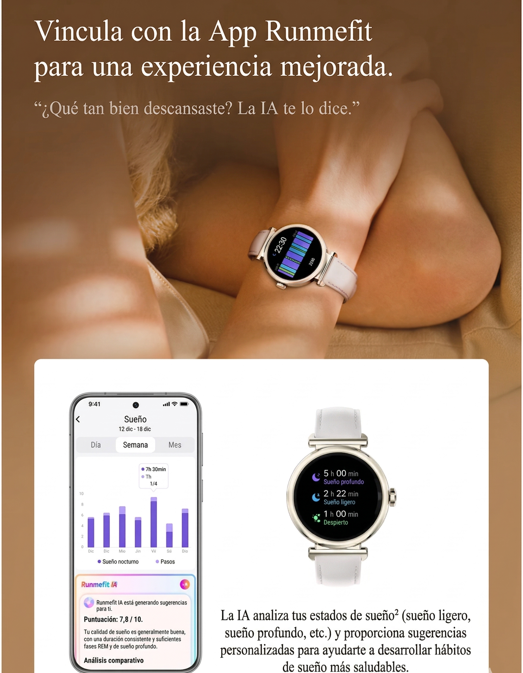 Zyntec Fit Infinito Mini — Smartwatch compacto