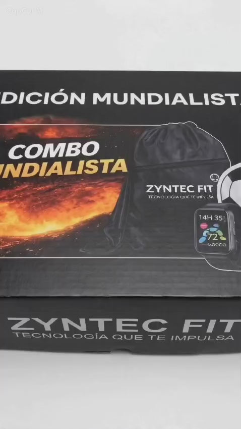 Combo Mundialista - Smartwatch Origen + Mochila + Botella plegable